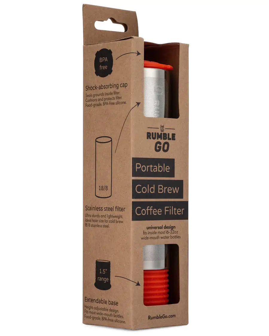 Rumble Go Portable Cold Brew Filter – Big Turkey Foot Coffee